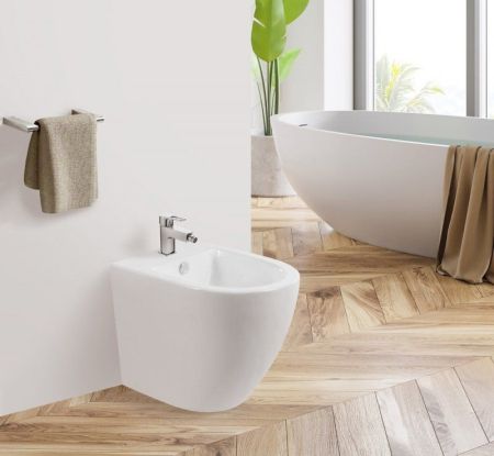 Биде напольное BelBagno SFERA-R BB2141B, артикул BB2141B