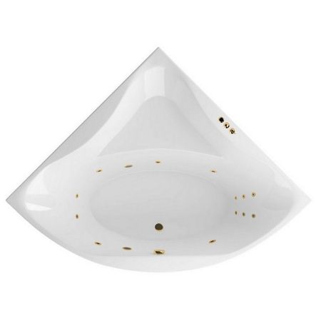 Ванна EXCELLENT Glamour 150x150 "SMART" (золото), артикул WAEX.GLA15.SMART.GL