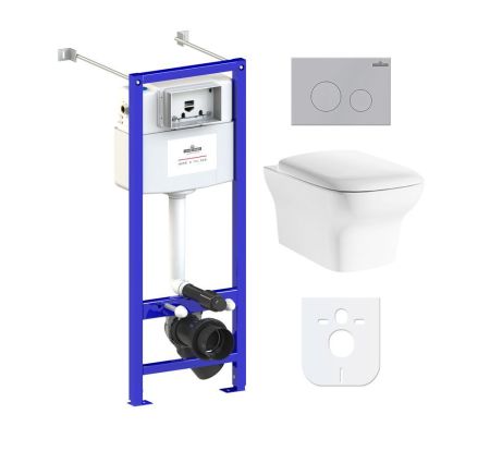 Комплект 6 в 1 Lavinia Boho Bristol Rimless 77050199, премиум с пластиковой клавишей, артикул 77050199