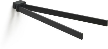 Gedy Lounge, полотенцедержатель двойной поворотный, цвет черный матовый