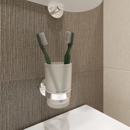 Стакан для зубных щеток Iddis Sena SENSSG1i45 Хром, артикул SENSSG1i45