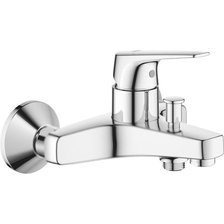 Смеситель для ванны с душем  GROHE BAU FLOW 23601000 (хром, L-16,2 H-13,3), шт