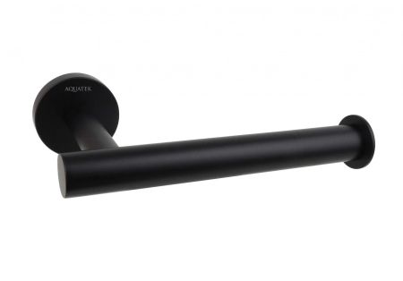 Бумагодержатель AQUATEK, матовый черный AQ4008MB ВЕГА, артикул AQ4008MB