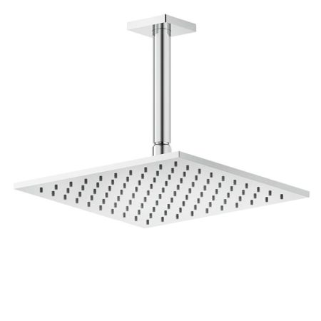 GESSI Rilievo Потолочная душевая головка шарнирная 250x250 мм на 1/2", цвет: хром
