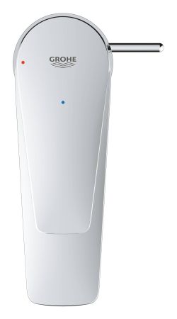 Смеситель для раковины GROHE BauEdge с рычажным донным клапаном, размер S, хром (23559001)