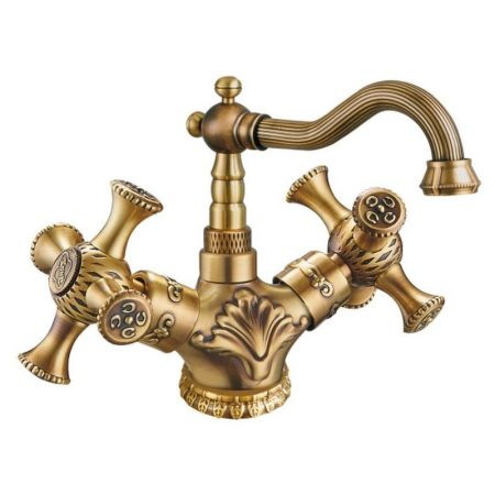 Смеситель для раковины ZorG Antic A 7009U-BR Бронза, артикул A 7009U-BR