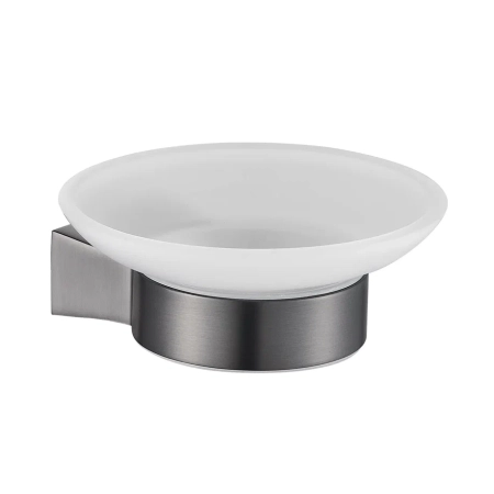 Мыльница Shevanik SG5703T, оружейная сталь, артикул SG5703T