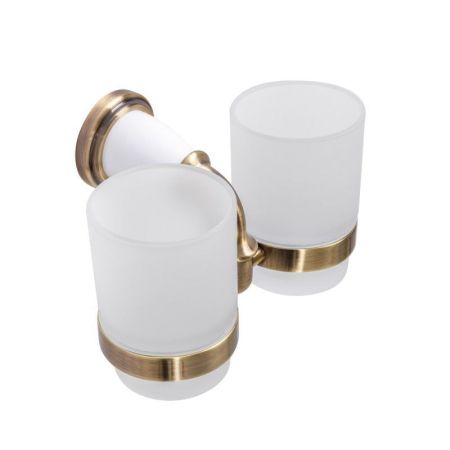 Держатель стакана двойной подвесной ART&MAX BIANCHI AM-E-2602-D, артикул AM-E-2602-D-Do