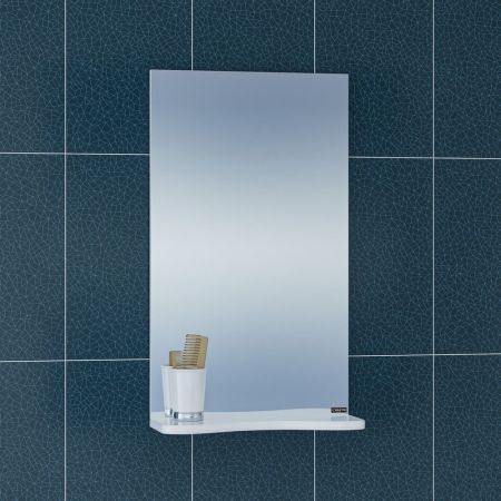 Зеркало СаНта Сити 40 101202, с полочкой, артикул 101202