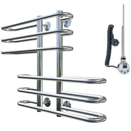 Электрический полотенцесушитель Тругор Грация элТЭН 60x60 Хром, артикул Грация/элТЭН6060