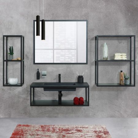 Мебель для ванной CEZARES CADRO (полки), артикул CADRO-30/30-MENS-BIANCO