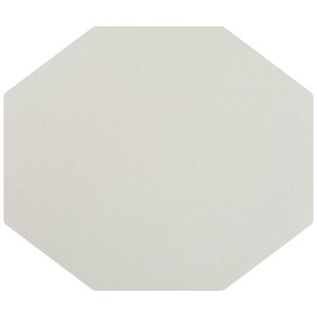 ADJ Шестиугольный плейсмат, 44,5x38 см., цвет: белый/панна котта, артикул 0006.10/16