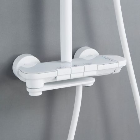 Душевая система Shevanik S4726C, белый