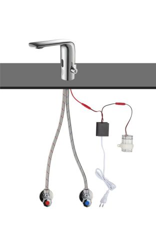 Смеситель для умывальника сенсорный RUSH Tinos (TI3732-11), артикул TI3732-11