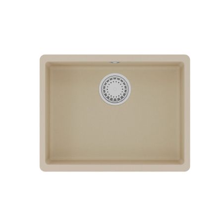Кухонная мойка Lemark SINARA 540-U подстольного монтажа из кварцгранита цвет: Бежевый (9910074), артикул 9910074