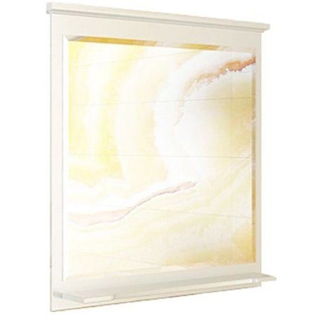 Зеркало Comforty Тбилиси 90 3132632 Белый глянец