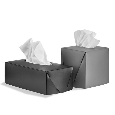 ADJ Салфетница Kleenex, 12x12xH12 см., цвет: серый/черный, артикул 0015.03/01