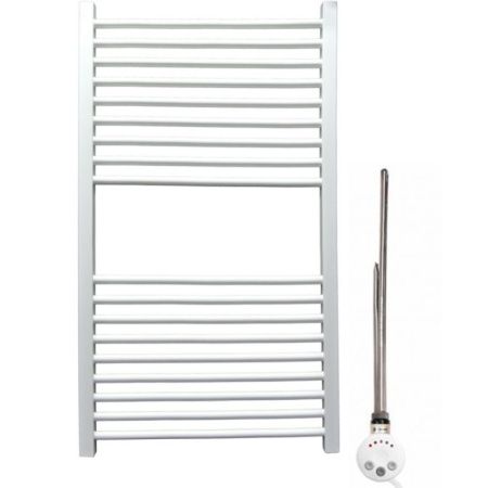 Электрический полотенцесушитель Ника Modern ЛМ 2 100x50 сухой тэн Белый матовый 18 перекладин