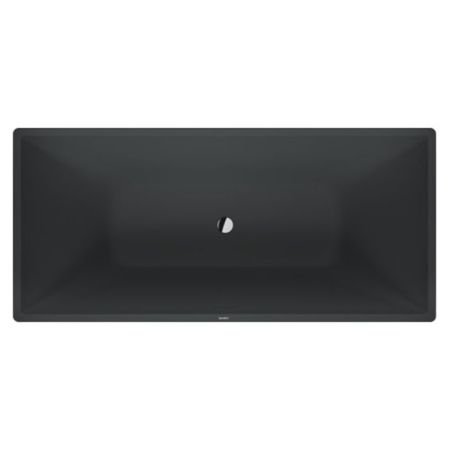 Duravit Vitrium Ванна прямоугольная  отдельностоящая 1850x850мм, с ножками, с2 наклонами для спины, цвет темно-серый матовый, артикул 700430HE
