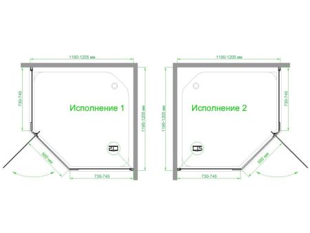 Душевой уголок Royal Bath RB 120TR-C 120х120х200 (матовое), артикул RB120TR-C