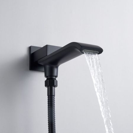 Душевая система встраиваемая Shevanik S4035H, черный