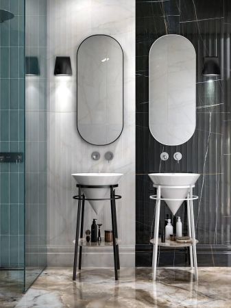 Металлическая структура CONO напольная 44, черная матовая, артикул CO.44\BLK.M