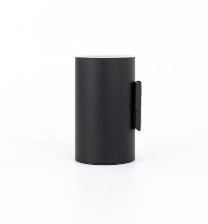 Stil Haus Hashi, настенный металлический стакан, цвет чёрный матовый, артикул HS10M(23)