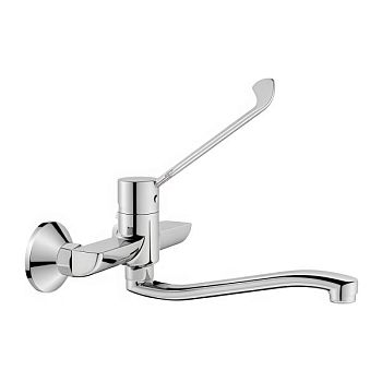 Смеситель для кухни с хирургической ручкой BELZ B79019, хром