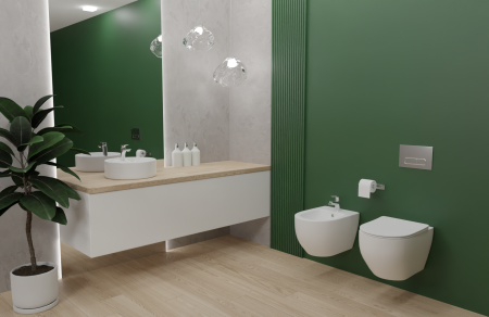 Биде подвесное AQUATEK ЕВРОПА AQ1016-00 510*355*310 мм, цвет белый, артикул AQ1016-00