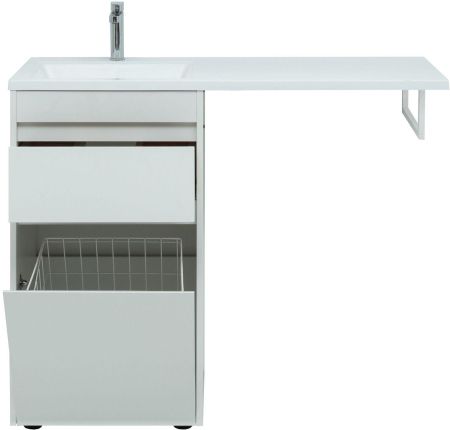 Тумба под раковину Aquanet Токио 48 белый (напольная, 1 ящик)