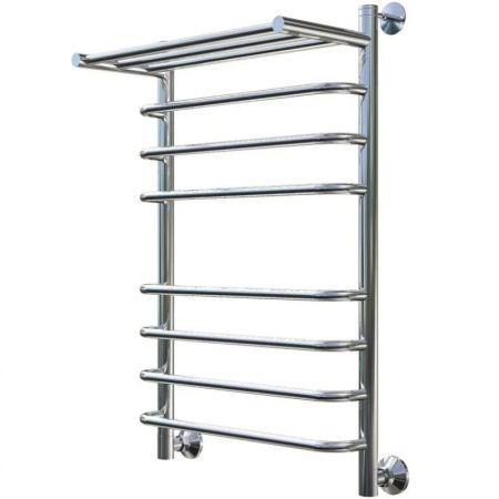 Водяной полотенцесушитель Тругор Идеал 2 П НП 80x50 с полкой Хром