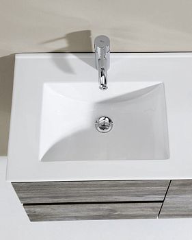 IBX, керамическая раковина 80 см, цвет белый