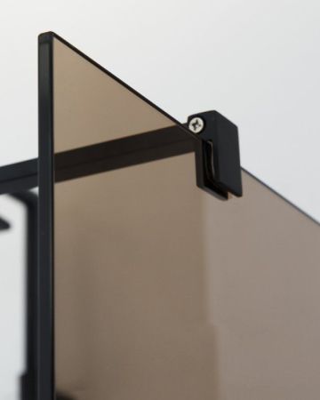 Душевая перегородка CEZARES LIBERTA-L-2, артикул LIBERTA-L-2-80-BR-Cr