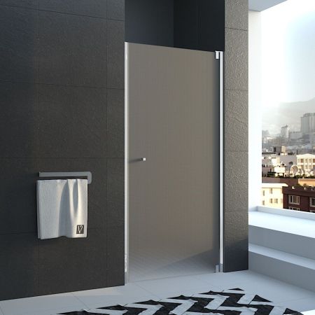 Душевая дверь Vianno 90х185 стекло матовое профиль хром VN57-90-03-19C2, артикул VN57-90-03-19C2