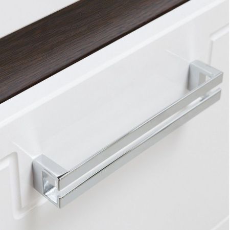 Зеркало со шкафом Runo Гранада 60 4620750022655 с подсветкой Венге Белое, артикул 4620750022655