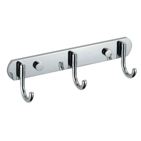 Планка с крючками Savol S-001253, хром, артикул S-001253