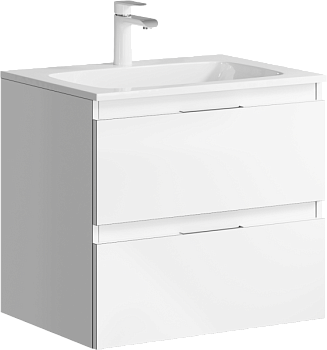 Accent тумба под умывальник, цвет белый, 61 см