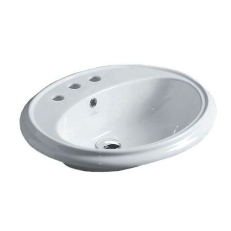 SIMAS Arcade Раковина  встроенная 61x50,5см с 3 отв. под смеситель, цвет белый, артикул AR859bi*3