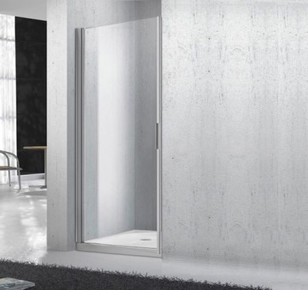 Душевая дверь BelBagno Sela B-1 80 профиль Хром стекло прозрачное, артикул SELA-B-1-80-C-Cr