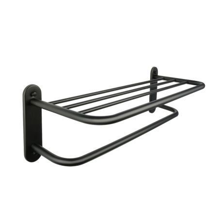 Полка для полотенец FIXSEN HOTEL FX-31015B, черный, артикул FX-31015B