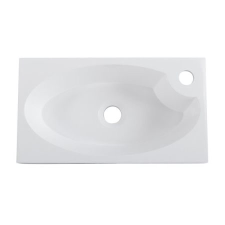 Раковина из искусственного мрамора BB-460-PM-LVB, 460х260х125 мм, артикул BB-460-PM-LVB