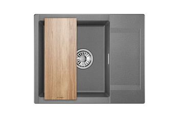 Кухонная мойка Granula 6202, ГРАФИТ