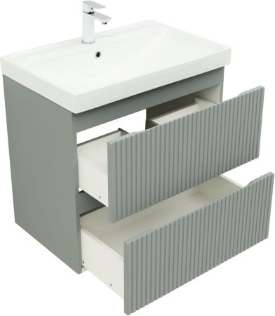 Тумба под раковину Aquanet Джейн (Flat) 70 мисти грин, артикул 00335433