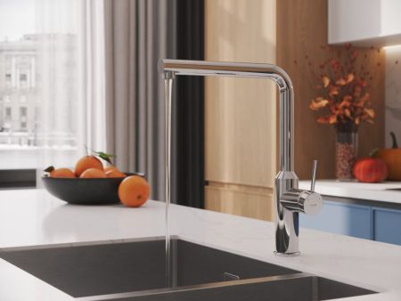 Смеситель для кухни Cersanit FLAVIS однорычажный хром (68239), артикул 68239