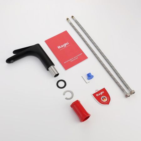 Смеситель для раковины Raglo R21.10.06, черный, артикул R21.10.06