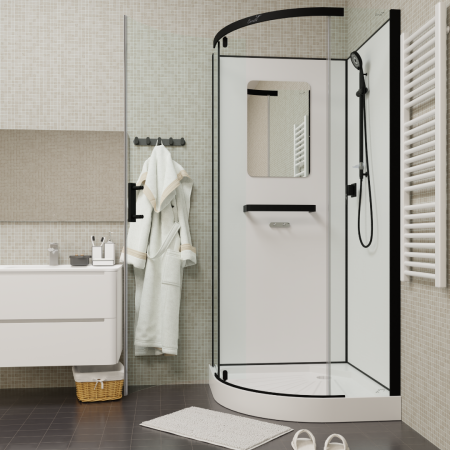 Кабина KORRA90B душевая Cerutti SPA (90x90x205), артикул KORRA90B