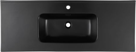 Раковина Aquanet Flat 120 черная матовая