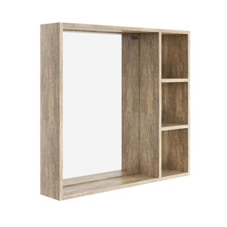Шкаф-зеркало Onika Тимбер 80 дуб сонома, универсальный, артикул 208091
