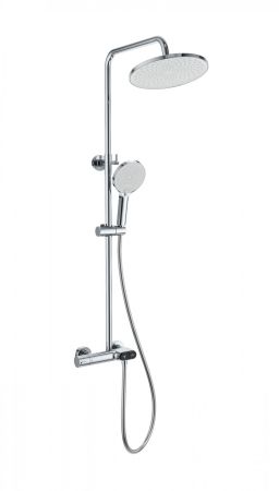 Душевая система с термостатом WONZON & WOGHAND MUSE Corno , Хром (WW-B2091-A-CR)