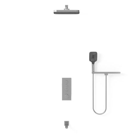 Душевой комплект VSFW-431T1RCH встраиваемый, термостатический, 3 режима, хром, артикул VSFW-431T1RCH